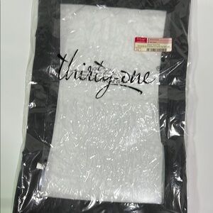 Thirty-One Black and White Tote Bag